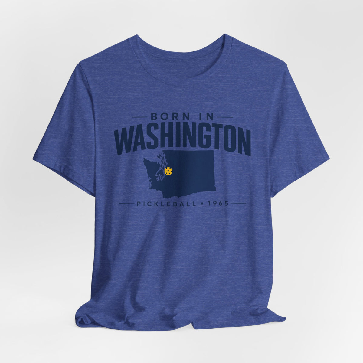 Born in Washington Pickleball 1965 Unisex Tee