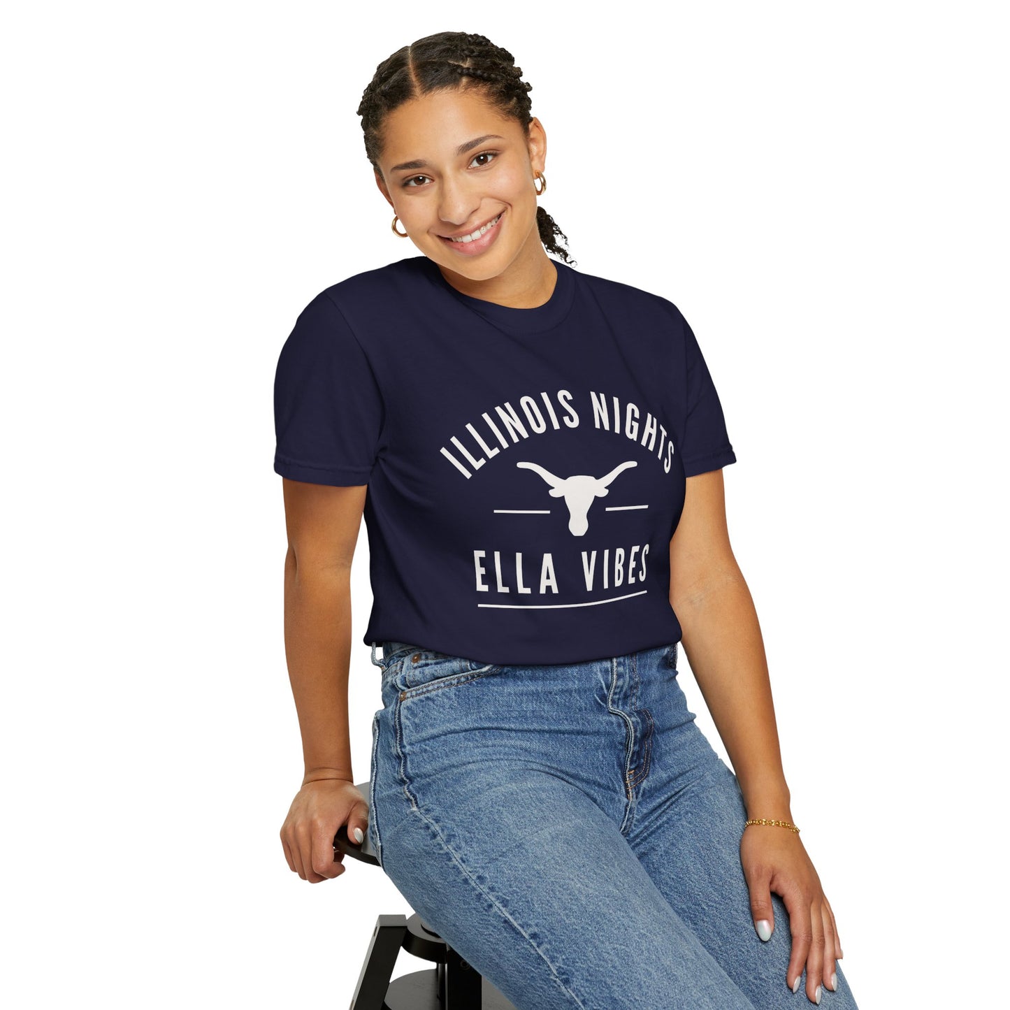 Illinois Nights Ella Vibes Shirt Country Concert Western Cowgirl Cowboy Unisex Graphic Tee State Fair Concerts