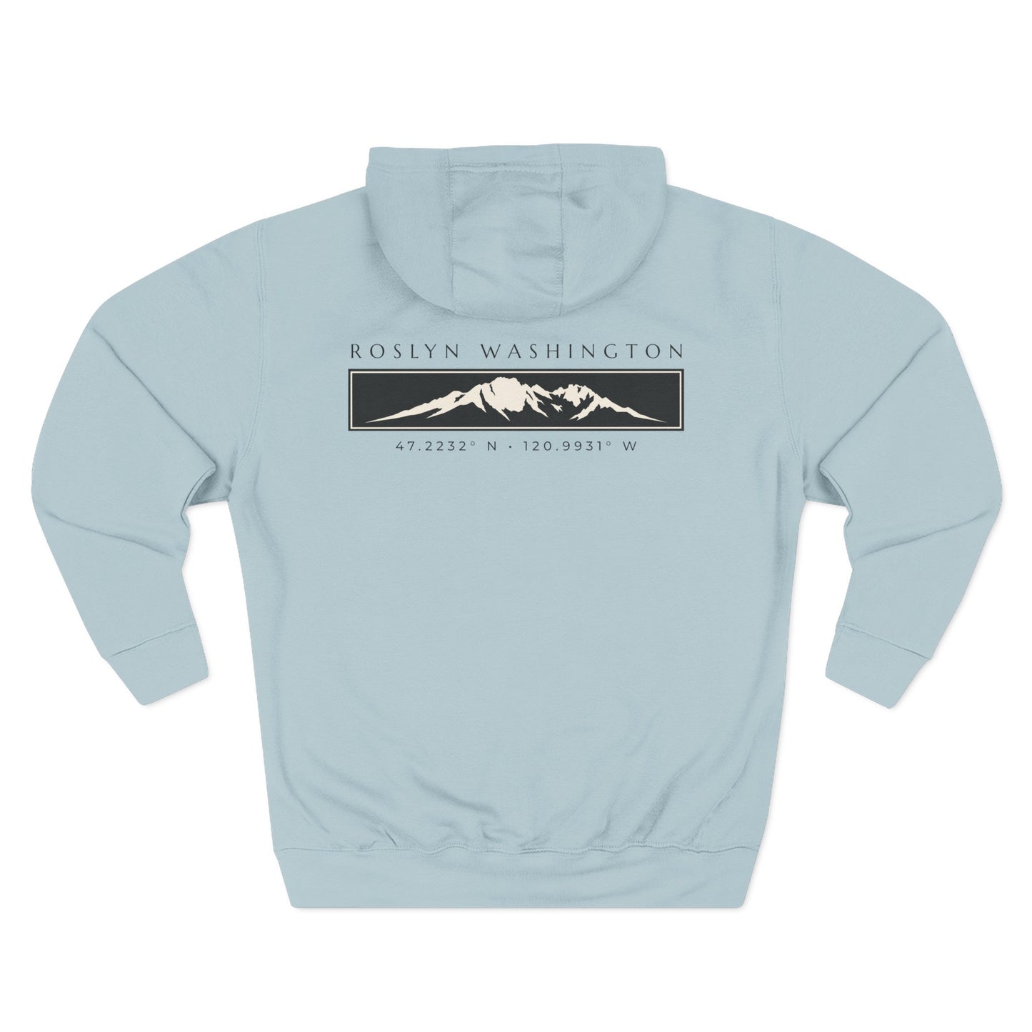 Roslyn Washington Hoodie | Mount Stuart Hoodie | 509 Hoodie | PNW Sweatshirt | Cle Elum | Suncadia | Leavenworth | Washington Hoodie