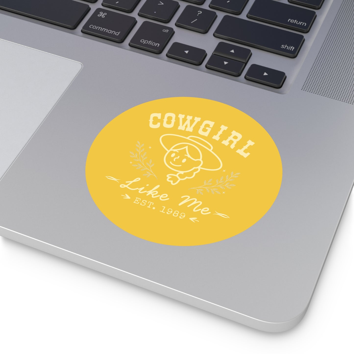 Cowgirl Like Me Sticker | Western Cowgirl Vinyl Decal | Yellow Rodeo Sticker | Country Girl Gift | Laptop Water Bottle Tumbler Sticker