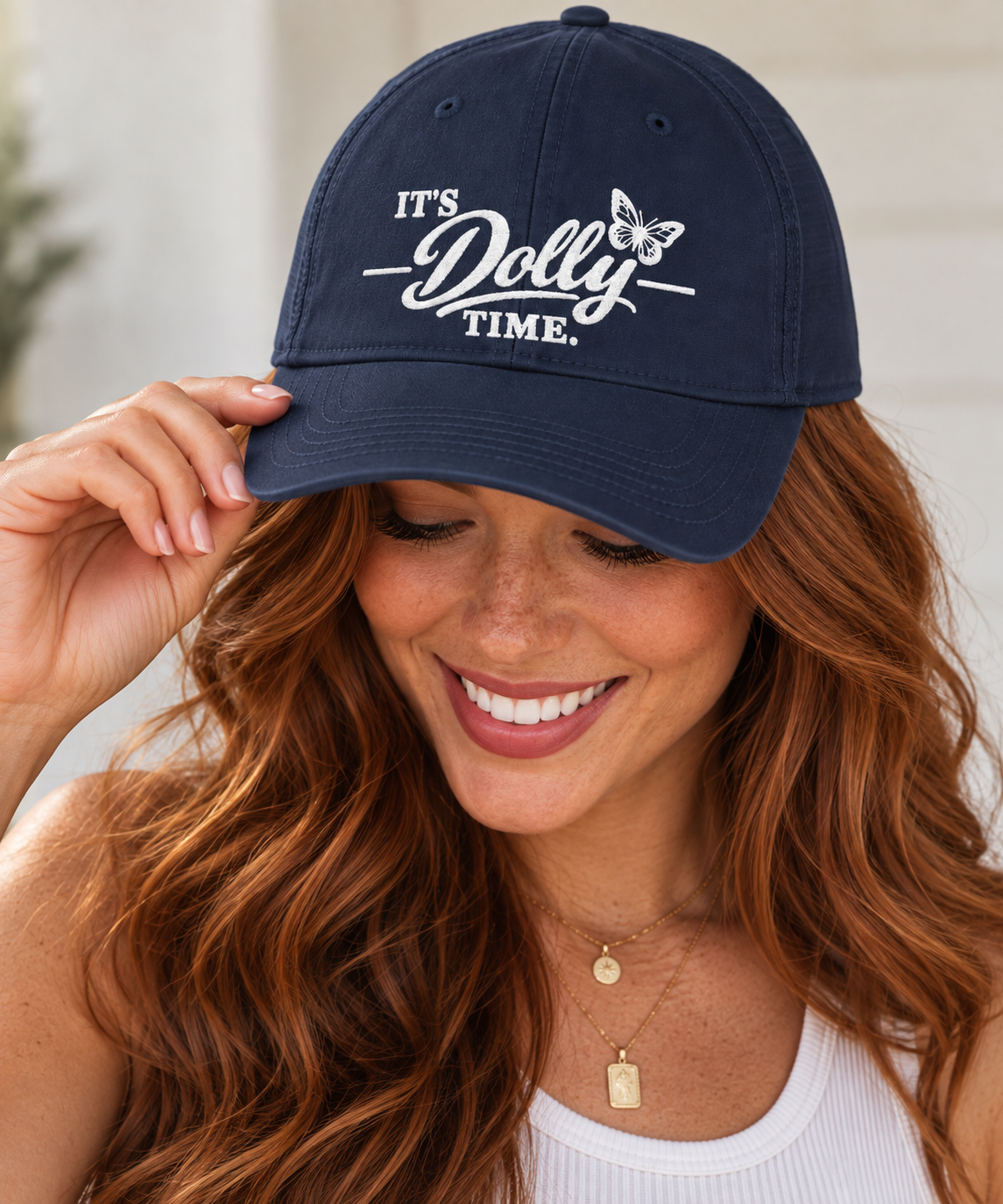 It’s Dolly Time Embroidered Hat | Dolly Day 09•25