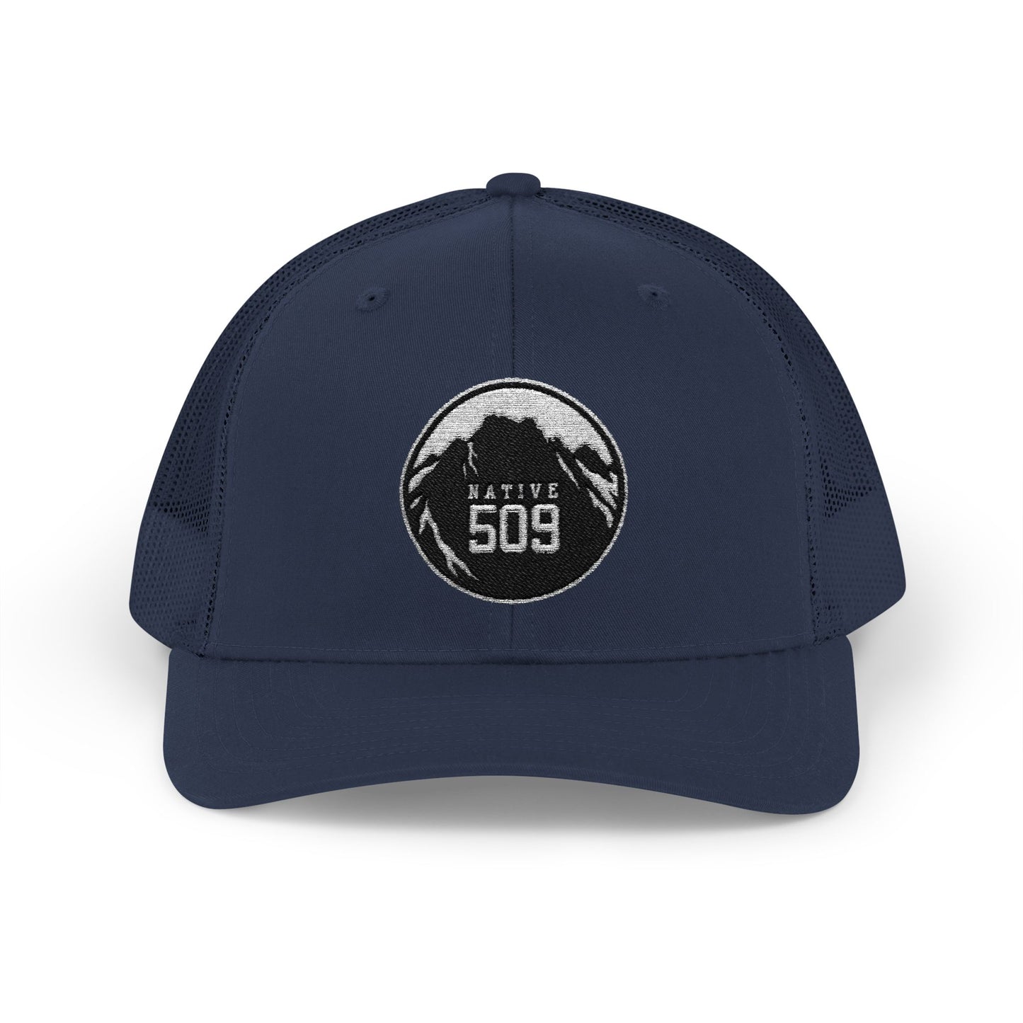 509 Mountains Patch Snapback Trucker Cap | Cascade Range Badge