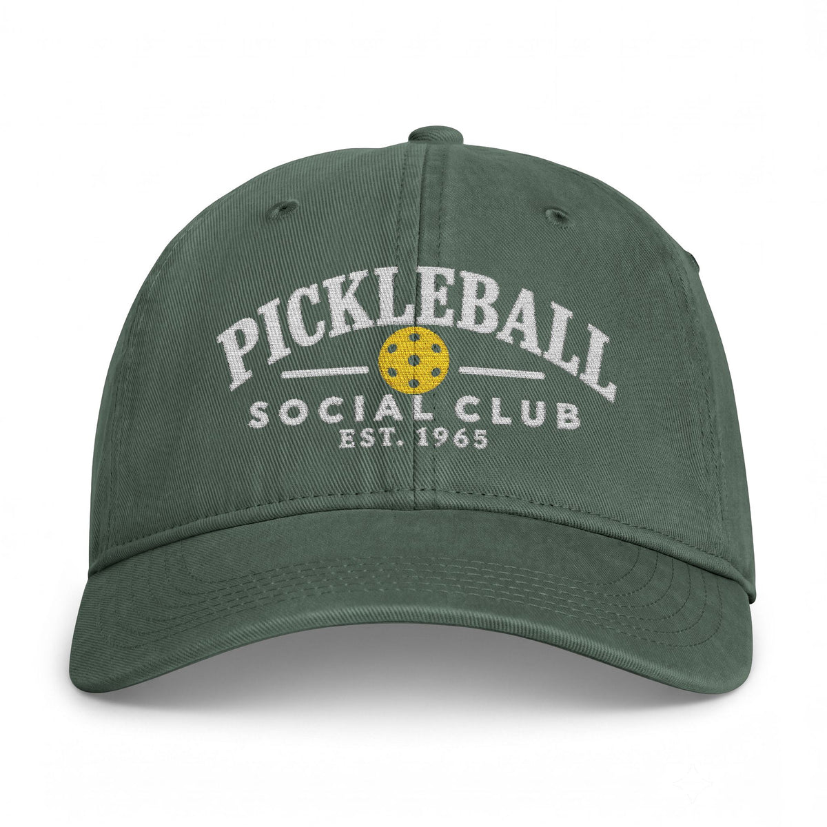 Pickleball Social Club Washed Cap – Vintage Coastal Pickleball Hat
