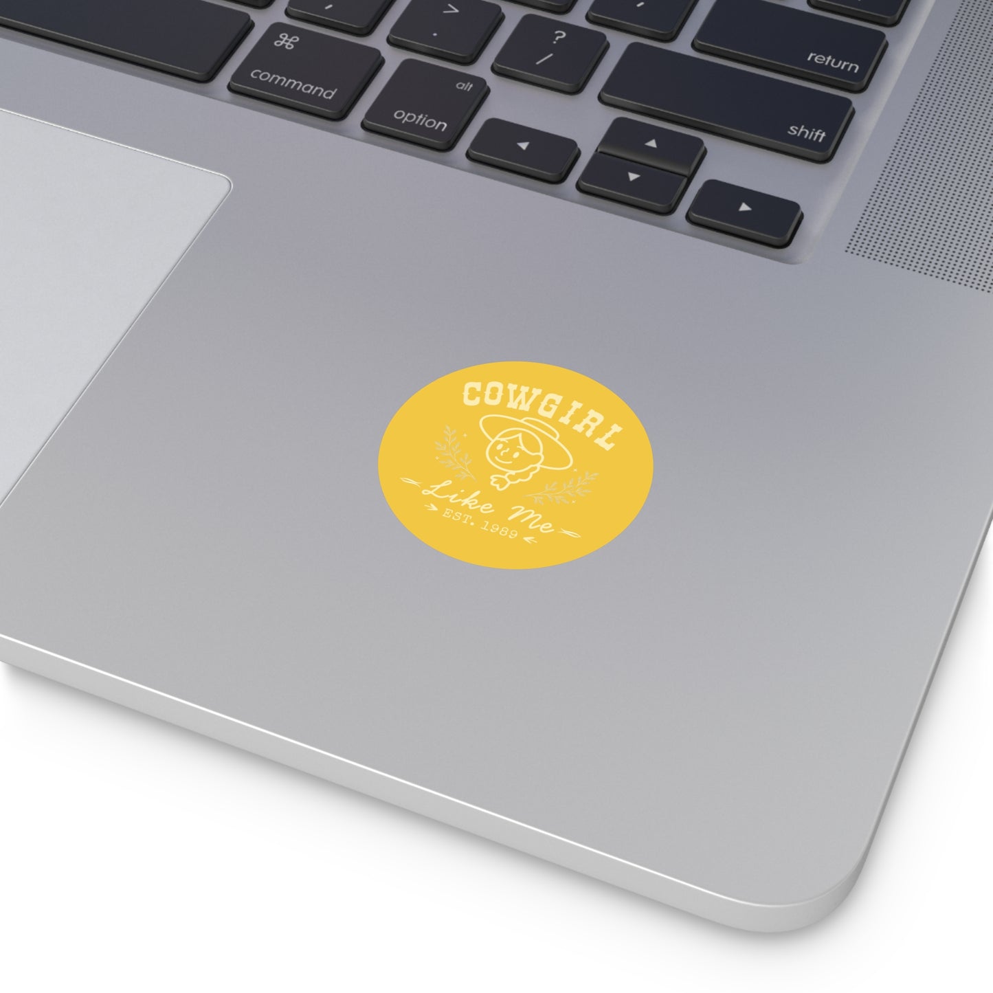 Cowgirl Like Me Sticker | Western Cowgirl Vinyl Decal | Yellow Rodeo Sticker | Country Girl Gift | Laptop Water Bottle Tumbler Sticker