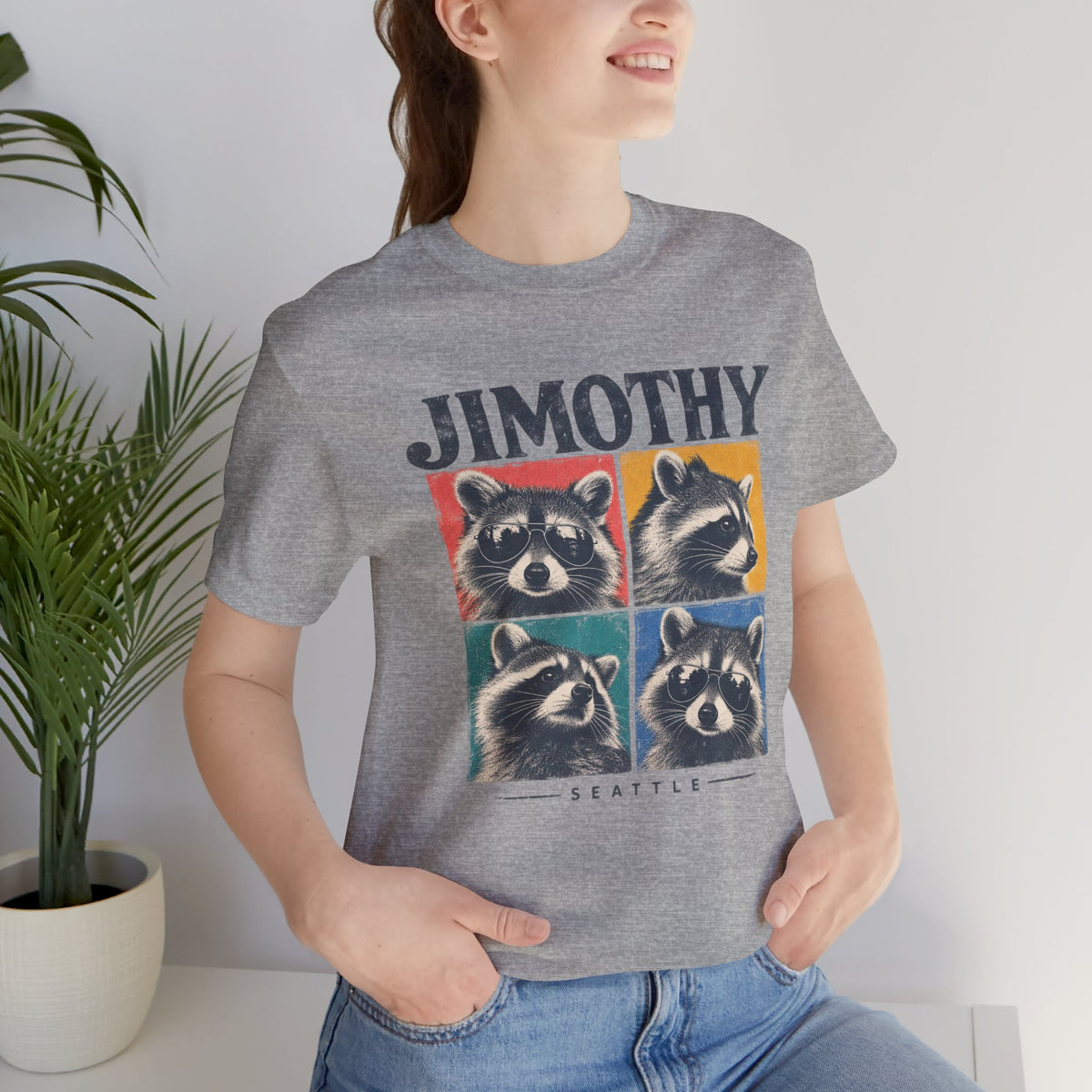 JIMOTHY Seattle Raccoon Graphic Tee