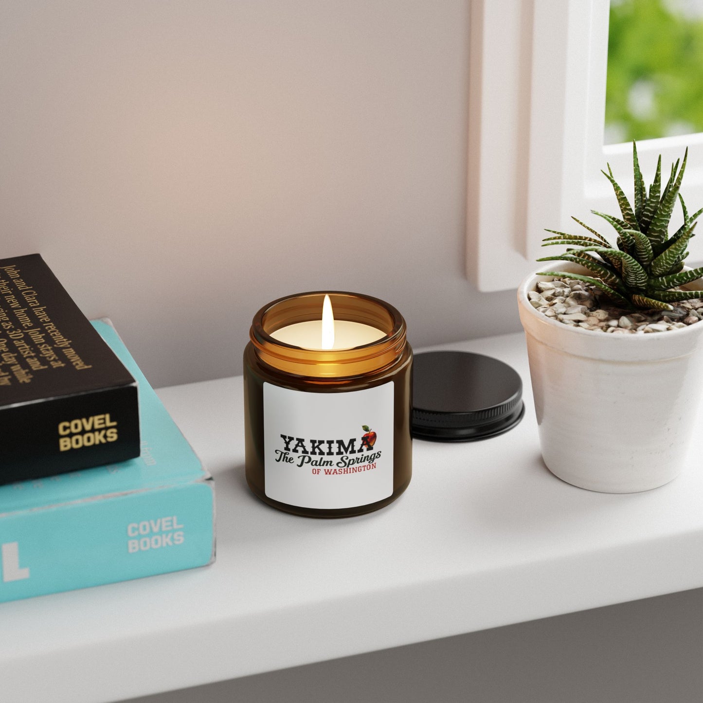 Yakima Candle | Yakima The Palm Springs of Washington | Washington State Gift | Yakima Gift | Amber Jar Candle | Home Decor