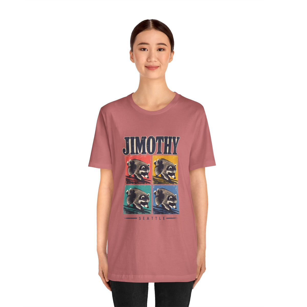 JIMOTHY Seattle Raccoon Graphic Tee