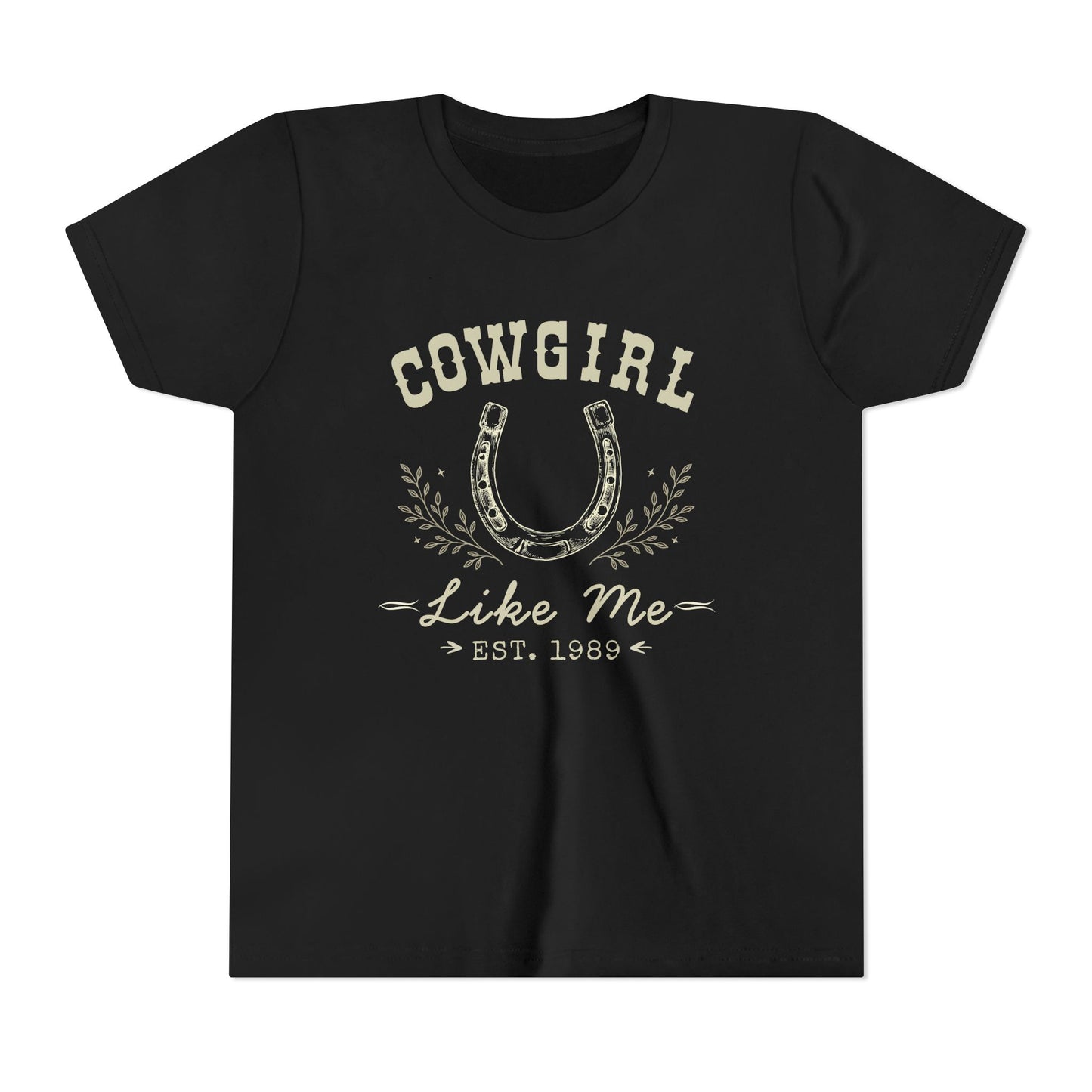 Cowgirl Like Me Girls Shirt | Western Kids Tee | Rodeo Girl Outfit | Horse Lover Gift