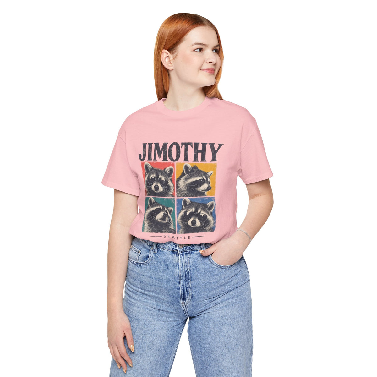 JIMOTHY Seattle Raccoon Graphic Tee