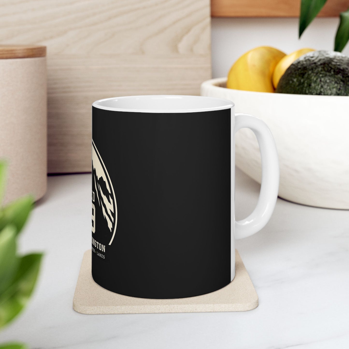 Raised 509 Coffee Mug | Central Washington Mug | 509 Area Code Gift | Mountain Coffee Cup | Spokane Wenatchee Yakima Gift