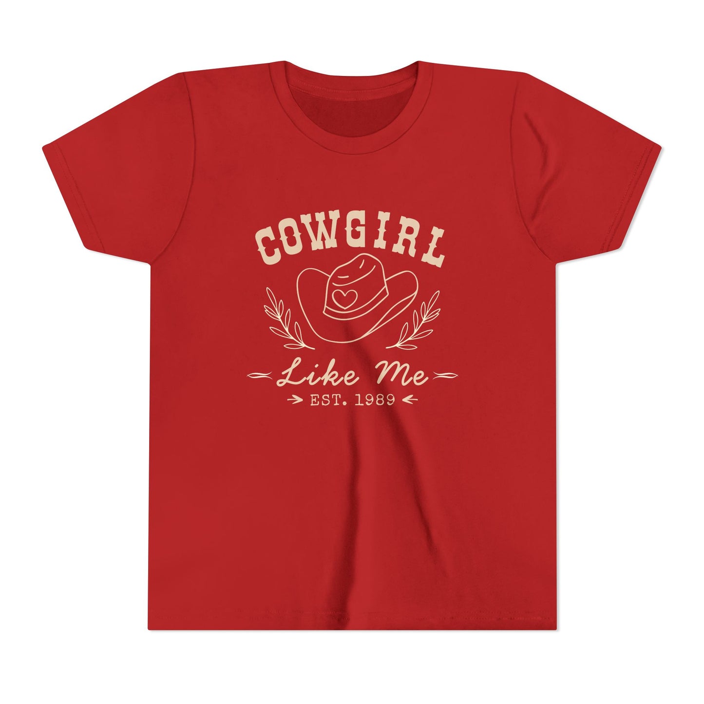 Cowgirl Like Me Girls Shirt | Western Kids Tee | Rodeo Girl Outfit | Horse Lover Gift