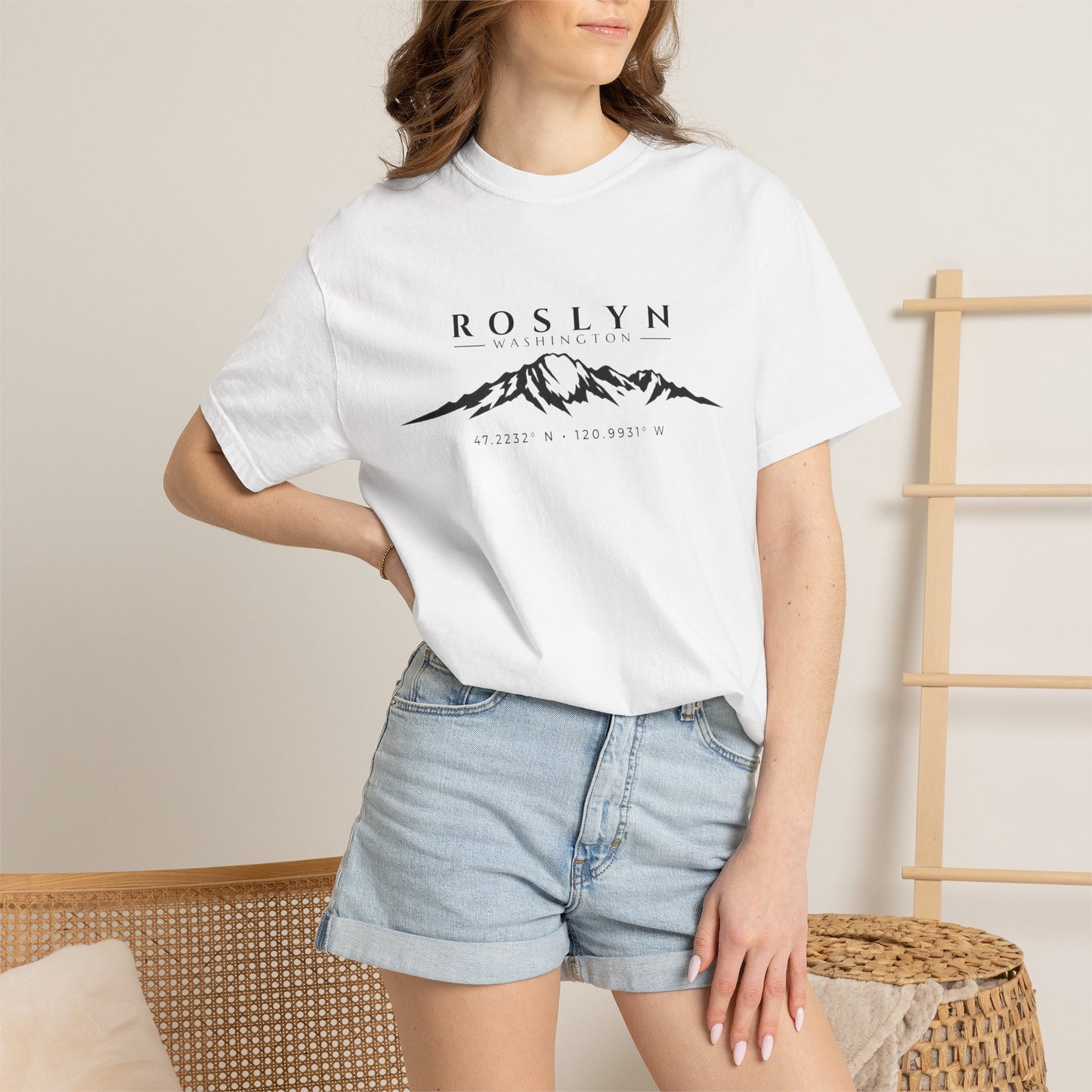 Roslyn Washington T-Shirt | Mount Stuart Shirt | Washington Mountain Shirt | Cle Elum | Suncadia Shirt | Leavenworth | PNW Tee