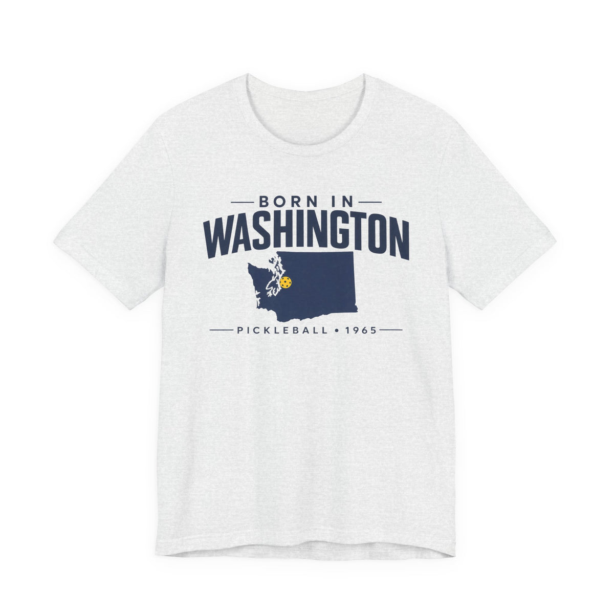 Born in Washington Pickleball 1965 Unisex Tee