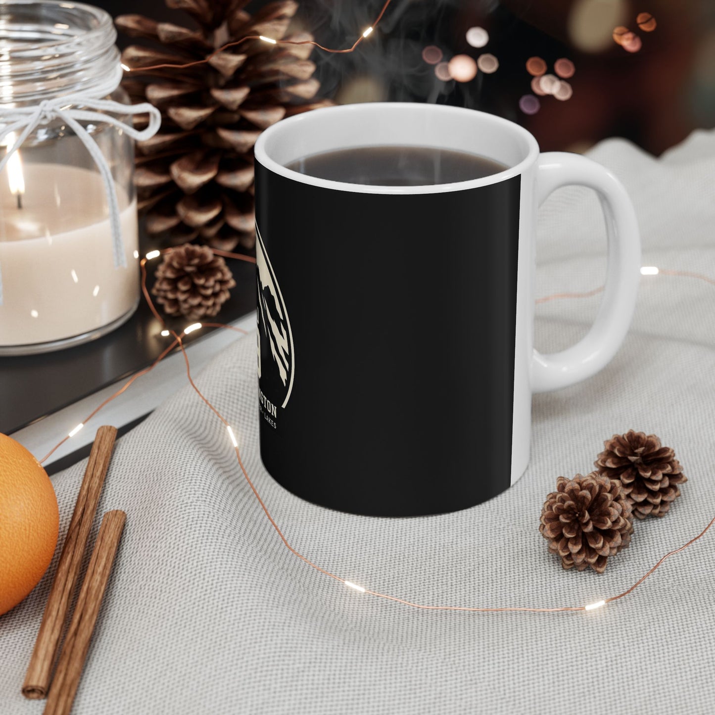 Raised 509 Coffee Mug | Central Washington Mug | 509 Area Code Gift | Mountain Coffee Cup | Spokane Wenatchee Yakima Gift