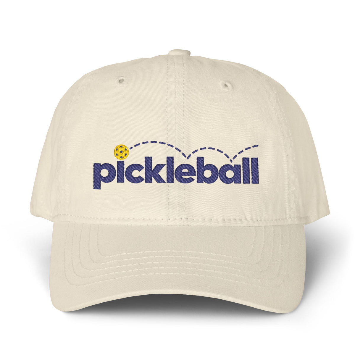 Pickleball Embroidered Pigment-Dyed Cap | Women’s Pickleball Hat