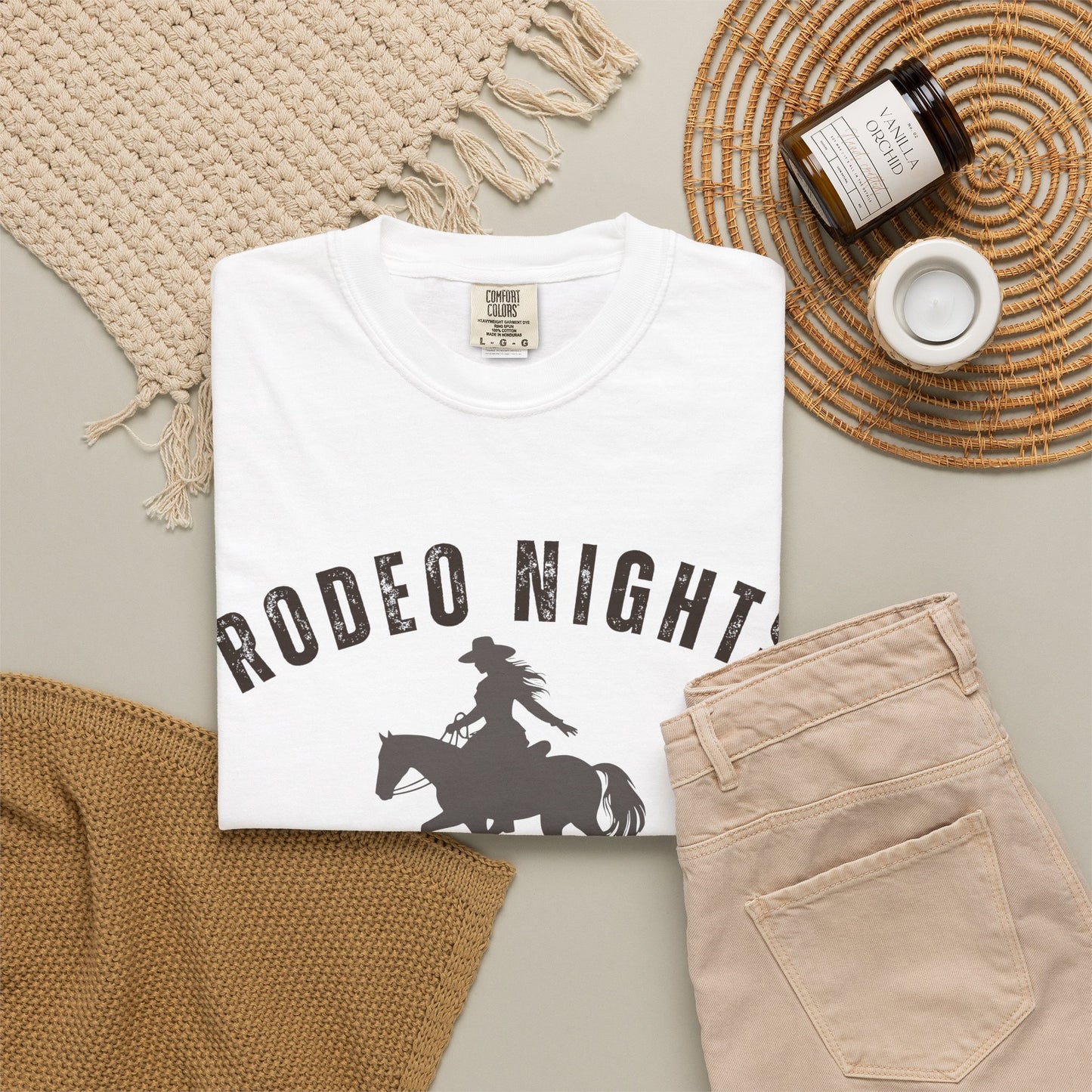 Rodeo Nights Ella Vibes Tee, Country Concert Shirt, Western Cowgirl Tee, Rodeo Graphic Shirt, Horse Lover Gift
