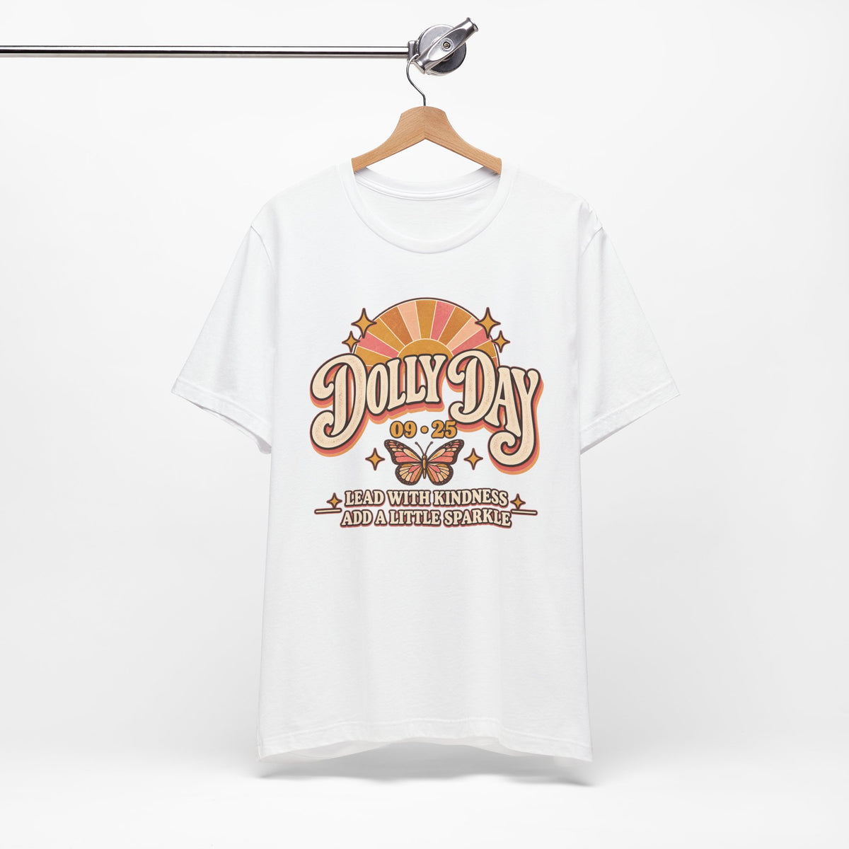 Dolly Day 09•25 Tee – Lead With Kindness, Add a Little Sparkle