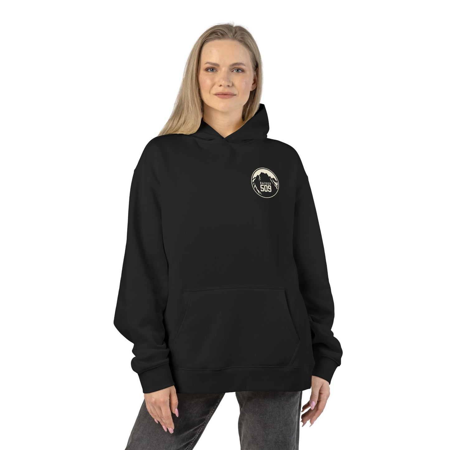 Raised 509 Central Washington Hoodie, Pacific Northwest Sweatshirt, Mountain Hoodie, WA Pride Hoodie, Unisex Outdoor Hoodie