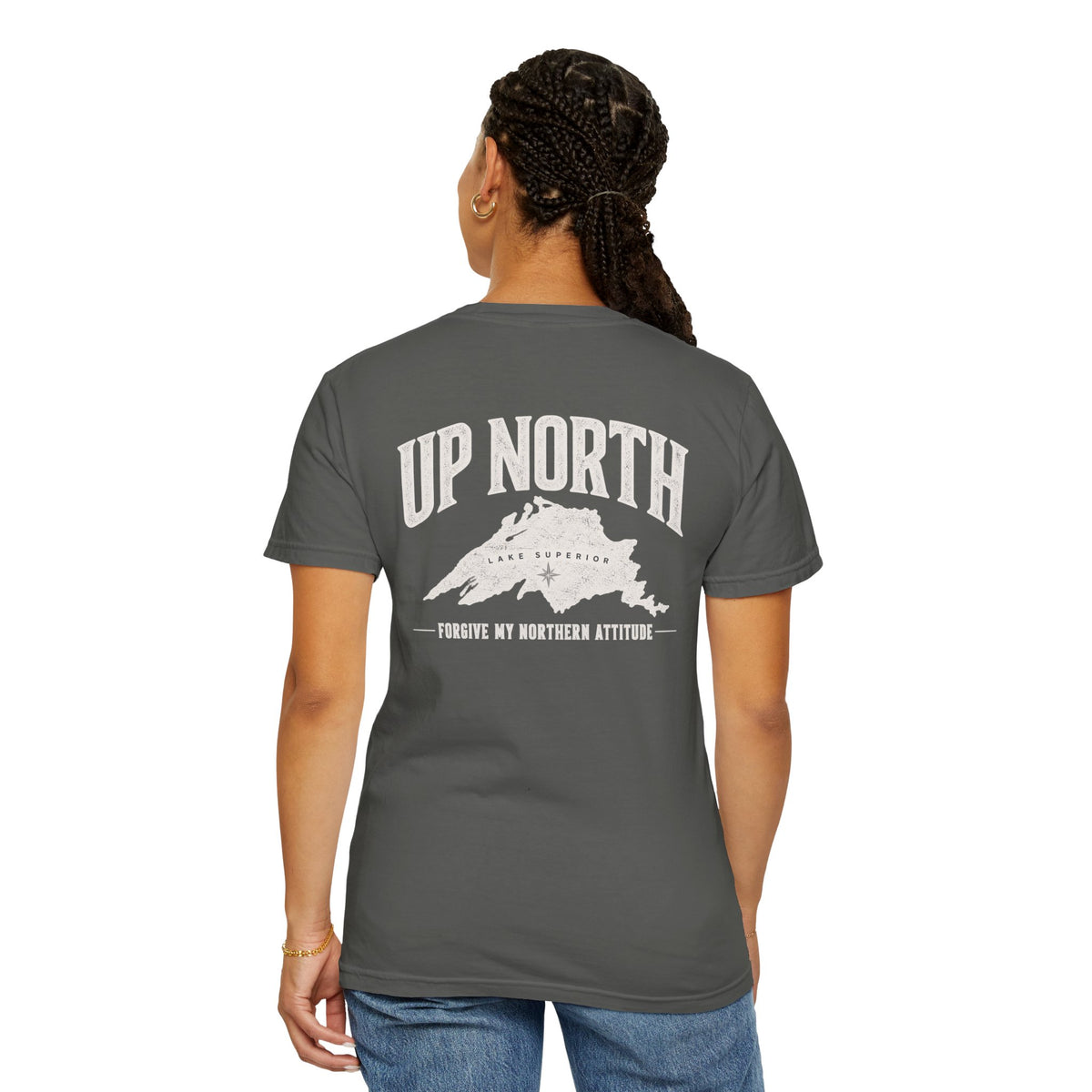Up North Lake Superior T-Shirt | Forgive My Northern Attitude Graphic Tee