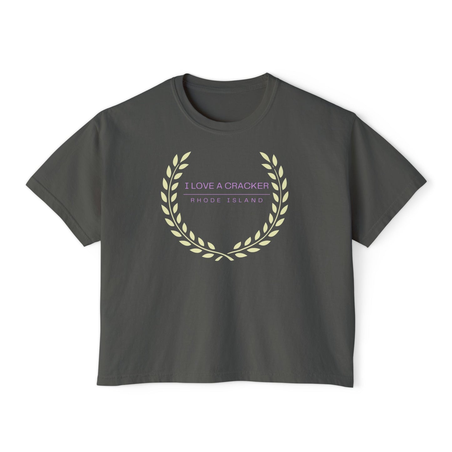 I Love a Cracker Tee | Real Housewives | Reality Rhode Island RHORI | Cropped Tee | Women's Graphic Shirt