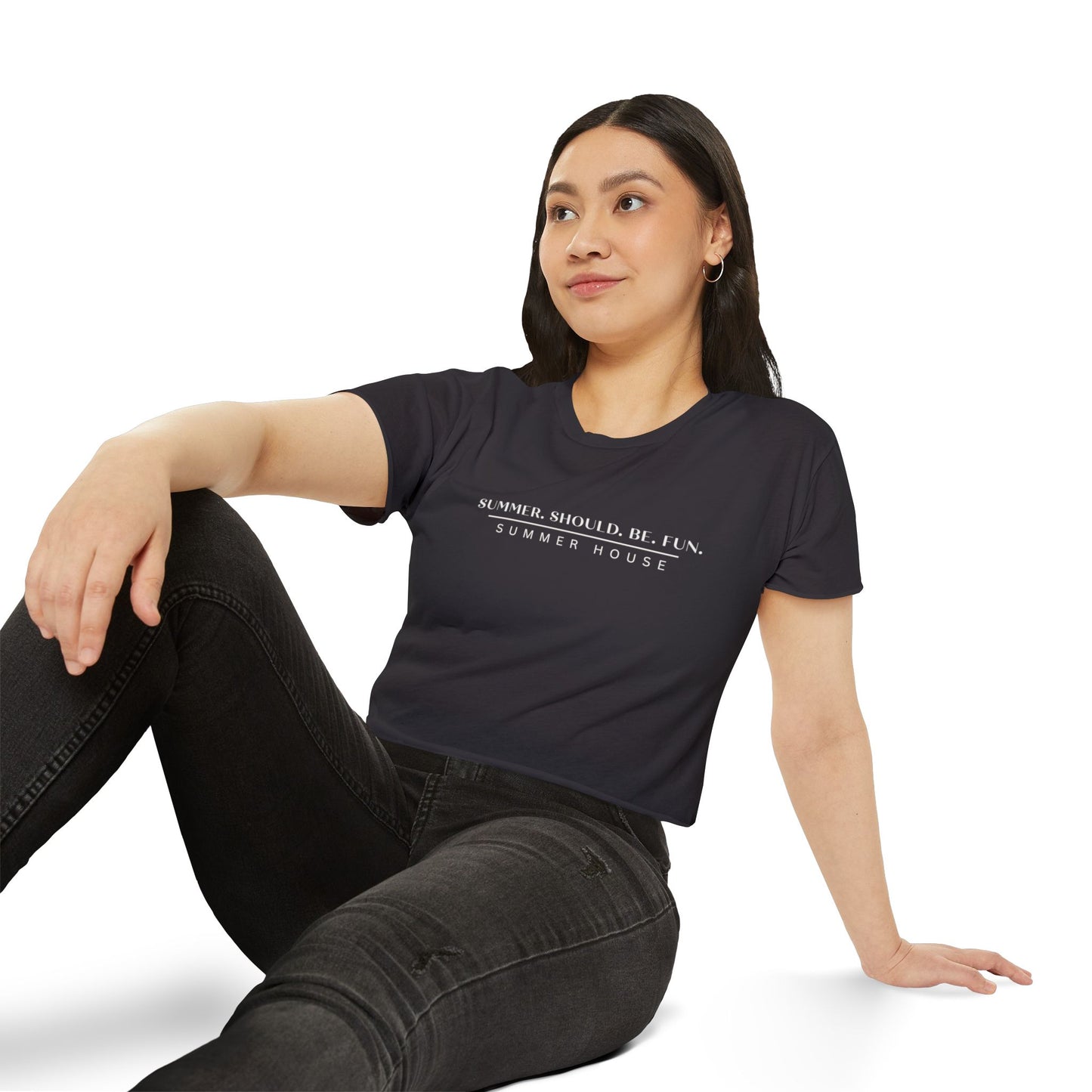 Summer House T Shirt Women Graphic Tee Summer Should Be Fun
