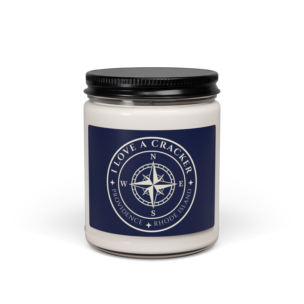 I Love a Cracker Candle | Funny Rhode Island Gift | Coastal New England Soy Candle | Ocean State Home D√©cor | RHORI