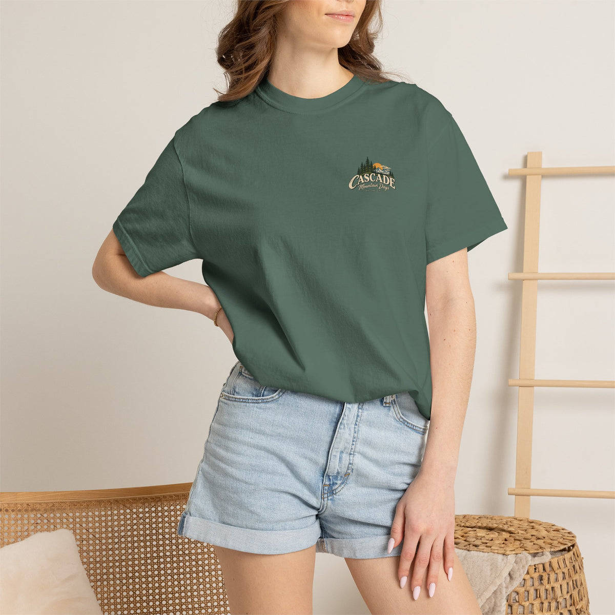 Cascade Mountain Days Tee | Vintage Mountain Graphic T-Shirt