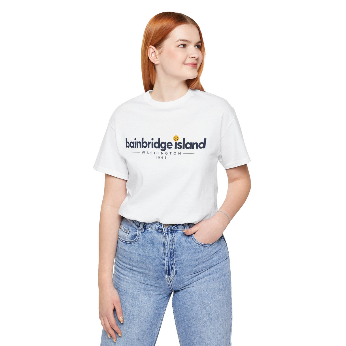 Bainbridge Island Pickleball 1965 Tee – Washington Pickleball Shirt