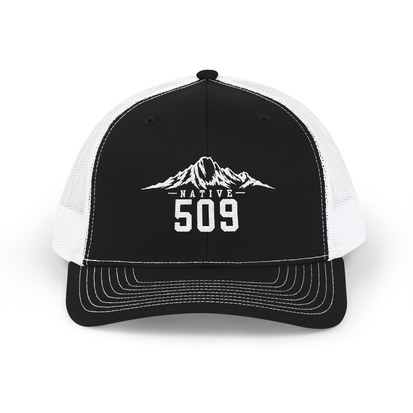 Native 509 Trucker Hat | Cascades Mount Stuart | Mountains 509 Snapback Cap | Central Washington