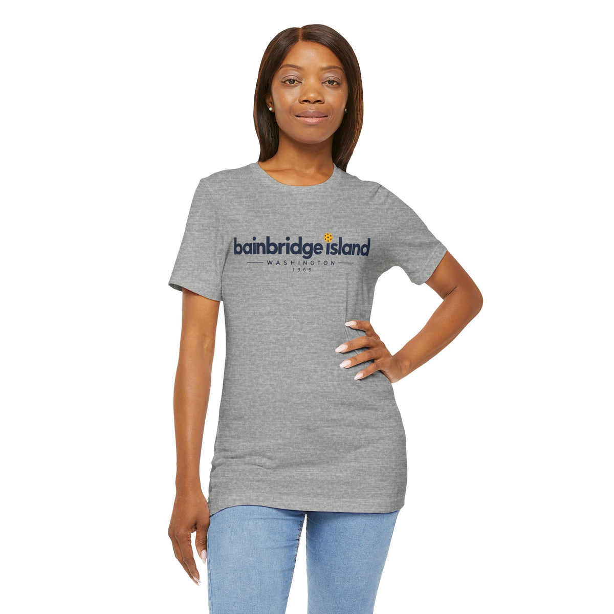 Bainbridge Island Pickleball 1965 Tee – Washington Pickleball Shirt