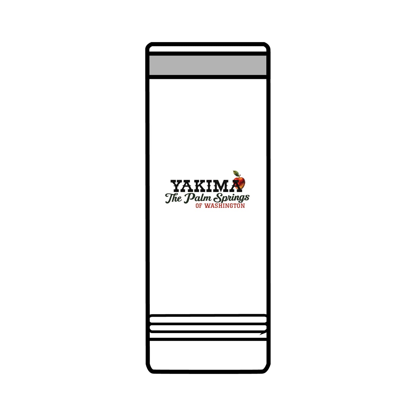 Yakima Palm Springs of Washington Polar Camel 22oz Skinny Tumbler | Washington Area Code Travel Mug | Insulated Coffee Cup | Eastside Gift