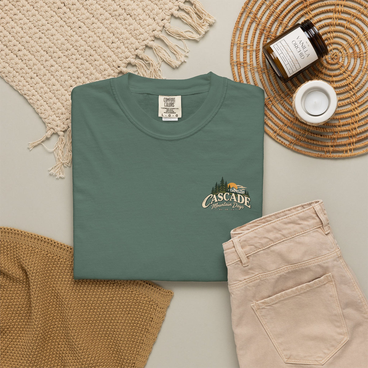Cascade Mountain Days Tee | Vintage Mountain Graphic T-Shirt