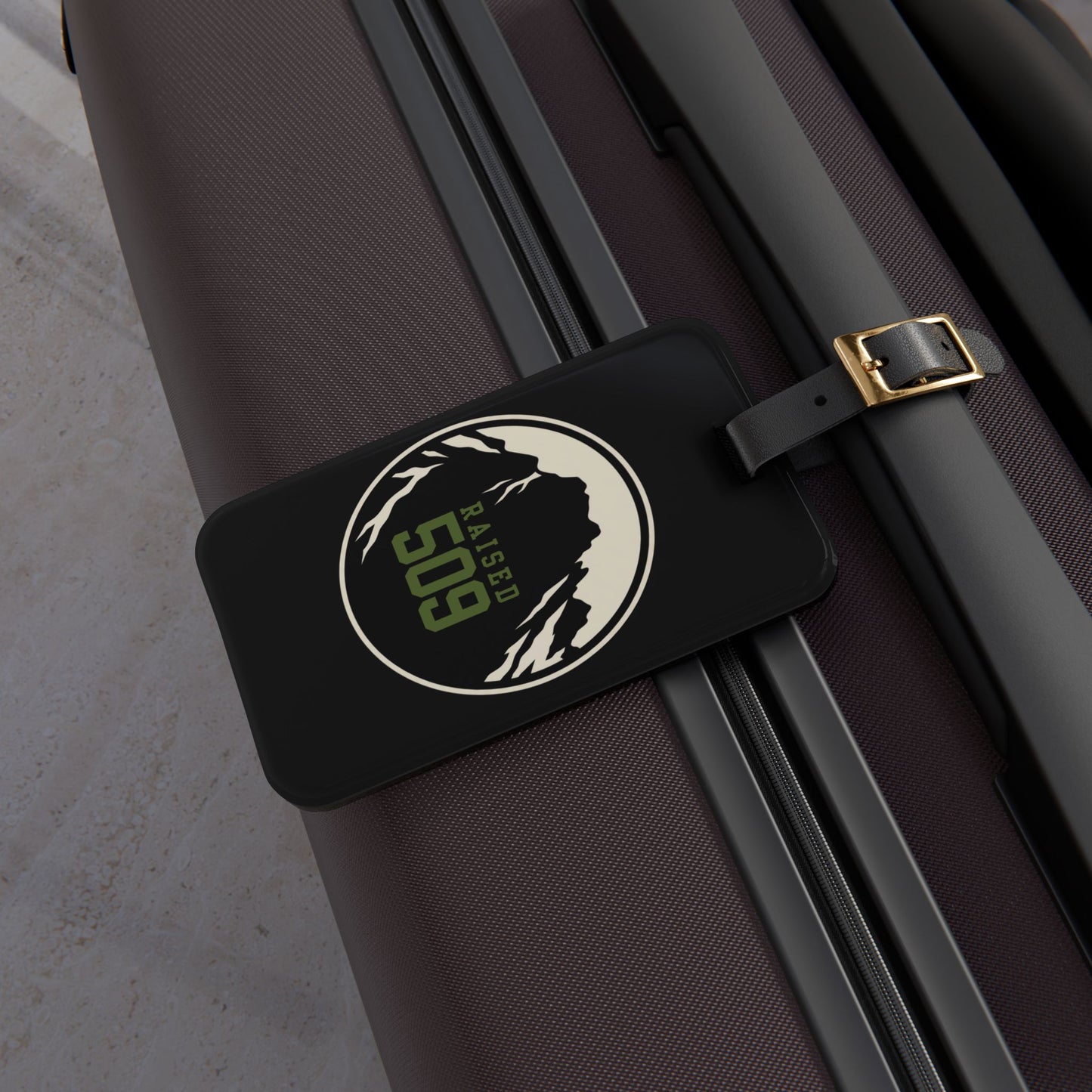 Central Washington | Raised 509 Mount Stuart Luggage Tag | Washington Inspired | Local Pride