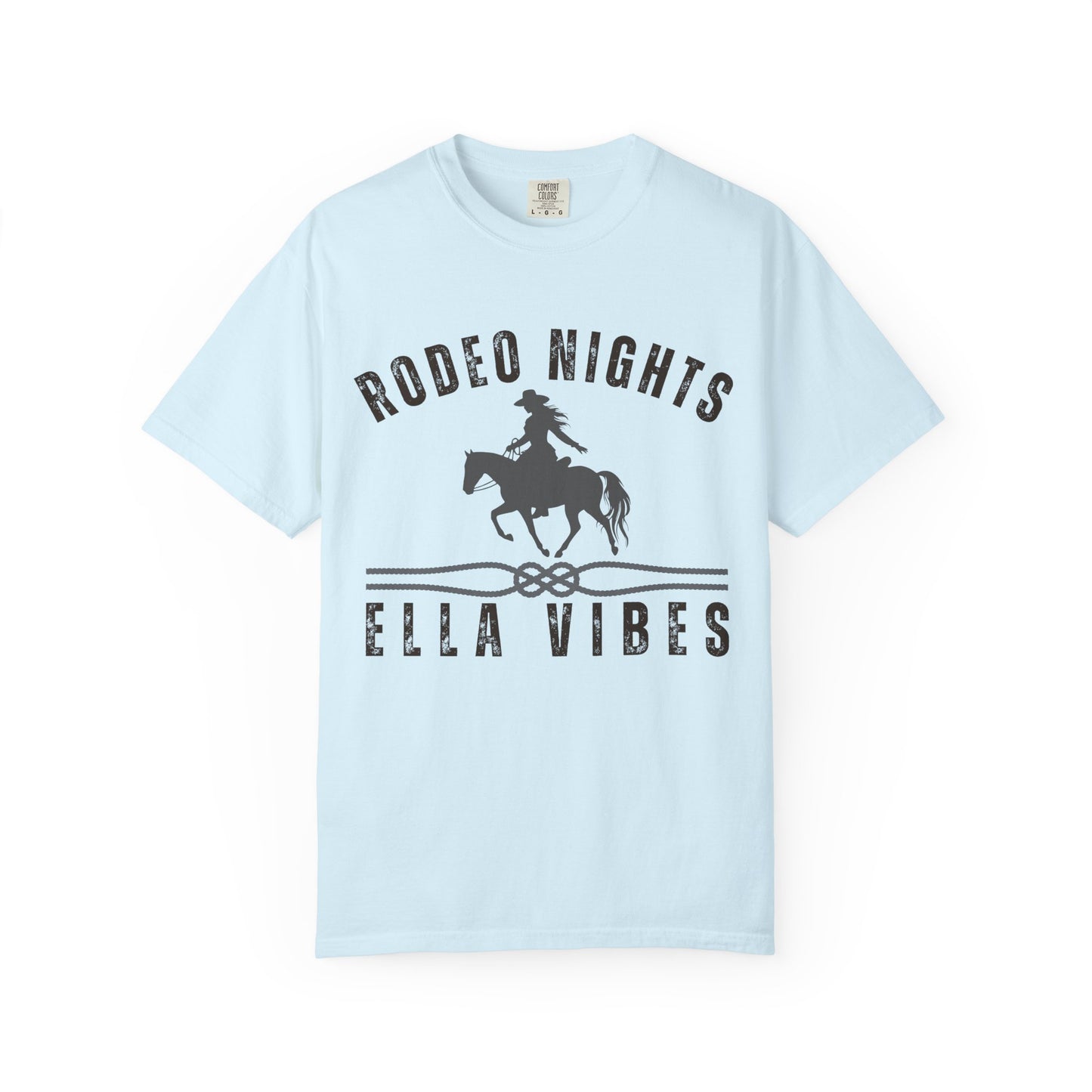 Rodeo Nights Ella Vibes Tee, Country Concert Shirt, Western Cowgirl Tee, Rodeo Graphic Shirt, Horse Lover Gift