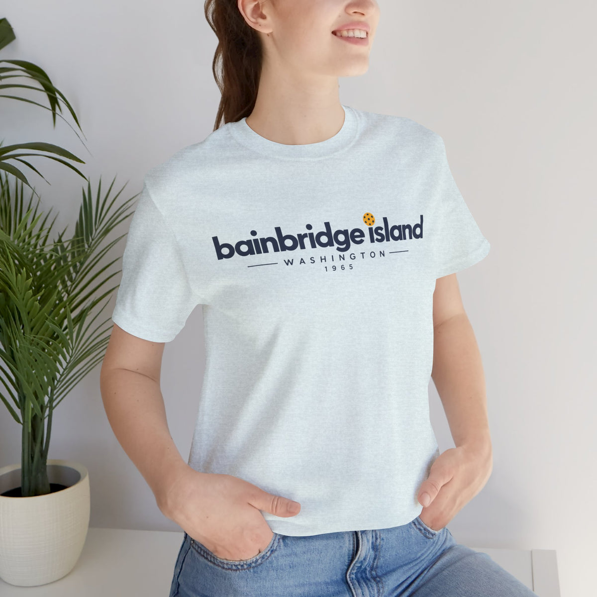 Bainbridge Island Pickleball 1965 Tee – Washington Pickleball Shirt