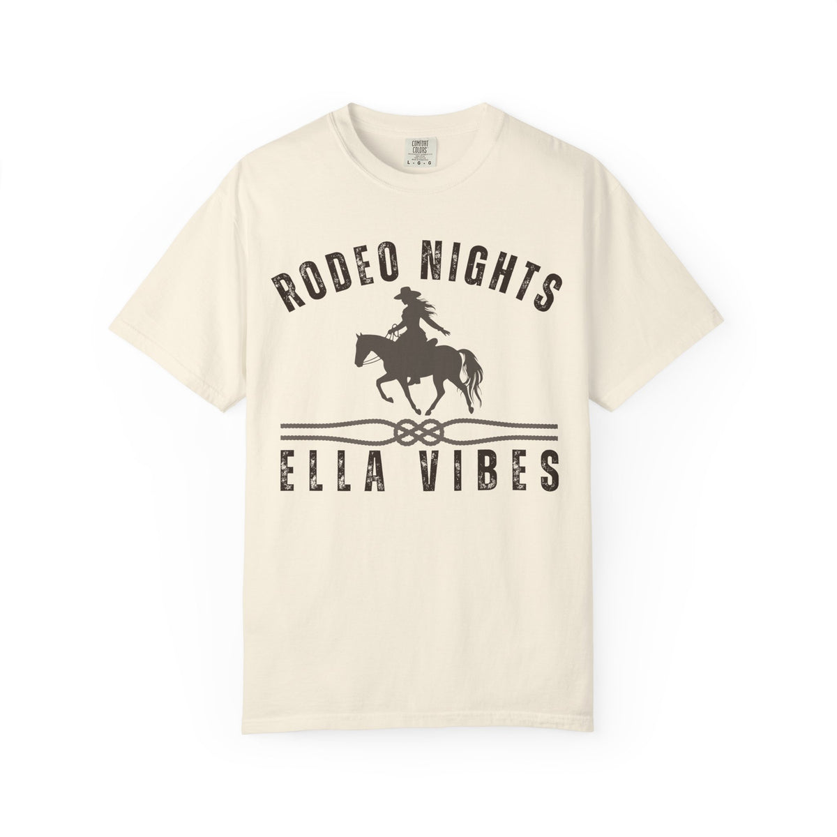 Rodeo Nights Ella Vibes Tee, Country Concert Shirt, Western Cowgirl Tee, Rodeo Graphic Shirt, Horse Lover Gift