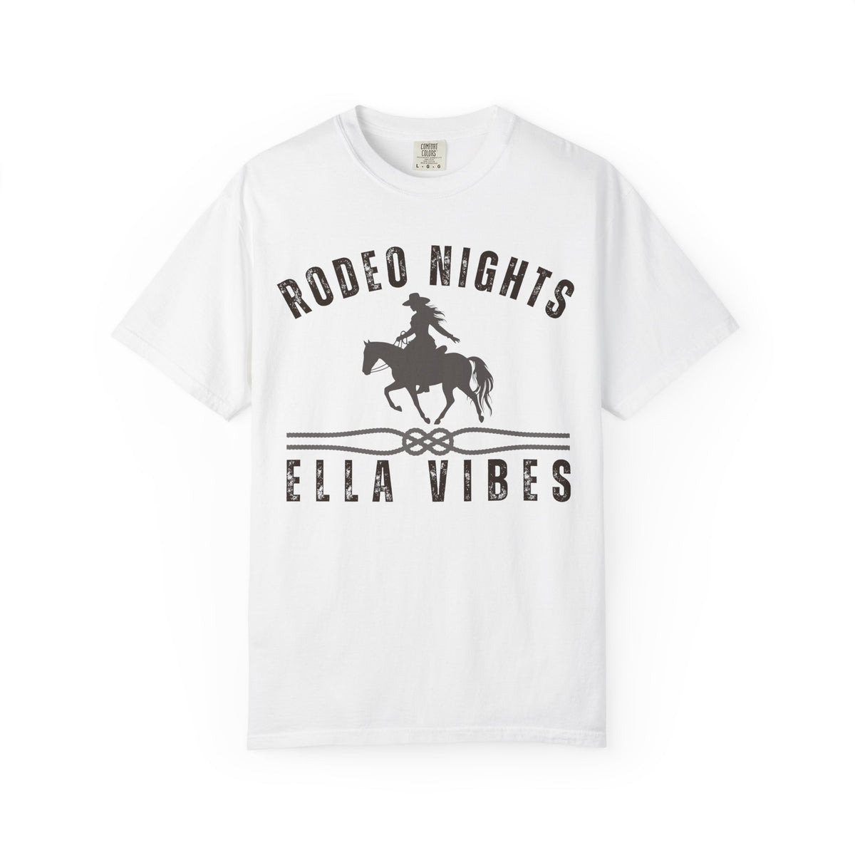 Rodeo Nights Ella Vibes Tee, Country Concert Shirt, Western Cowgirl Tee, Rodeo Graphic Shirt, Horse Lover Gift
