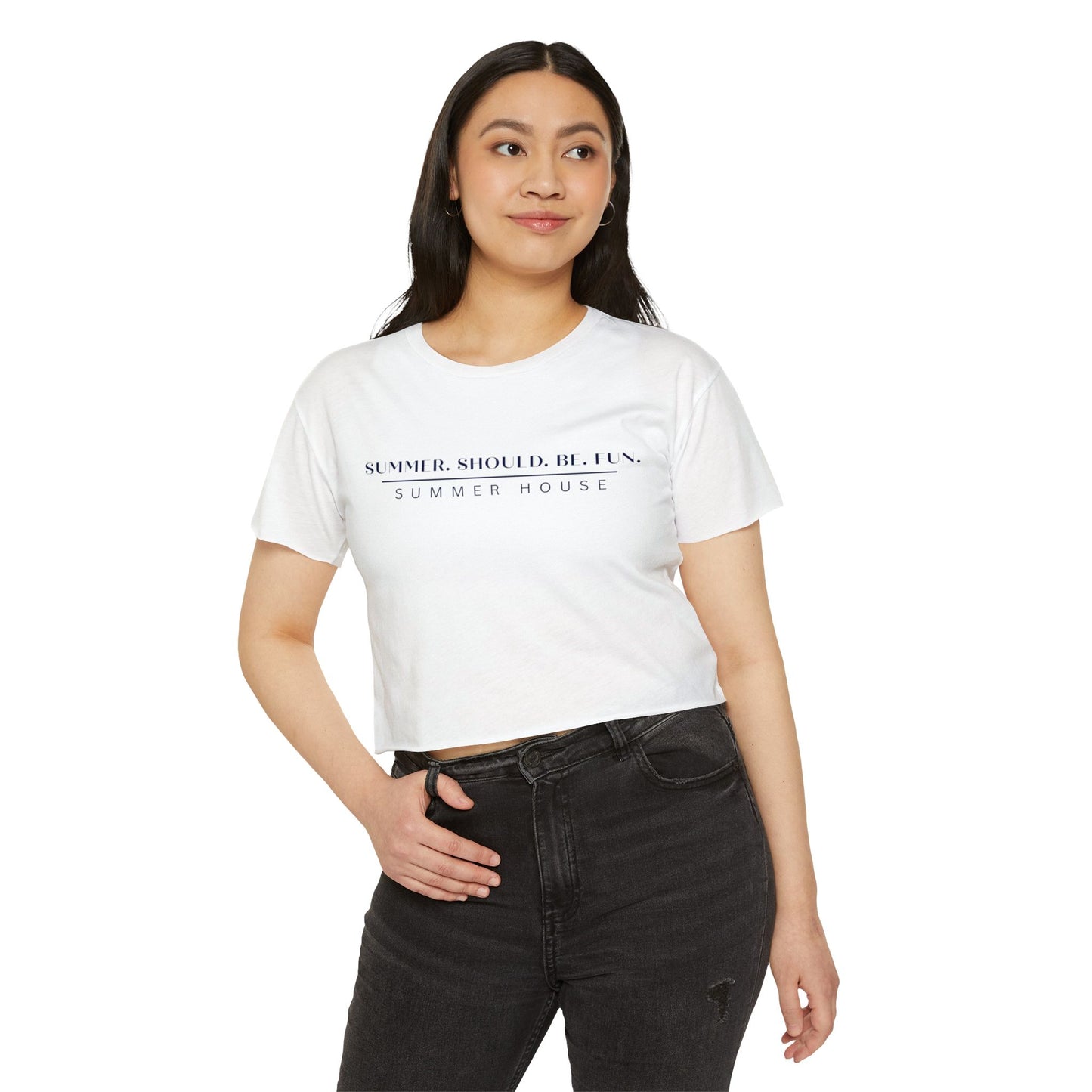 Summer House T Shirt Women Graphic Tee Summer Should Be Fun