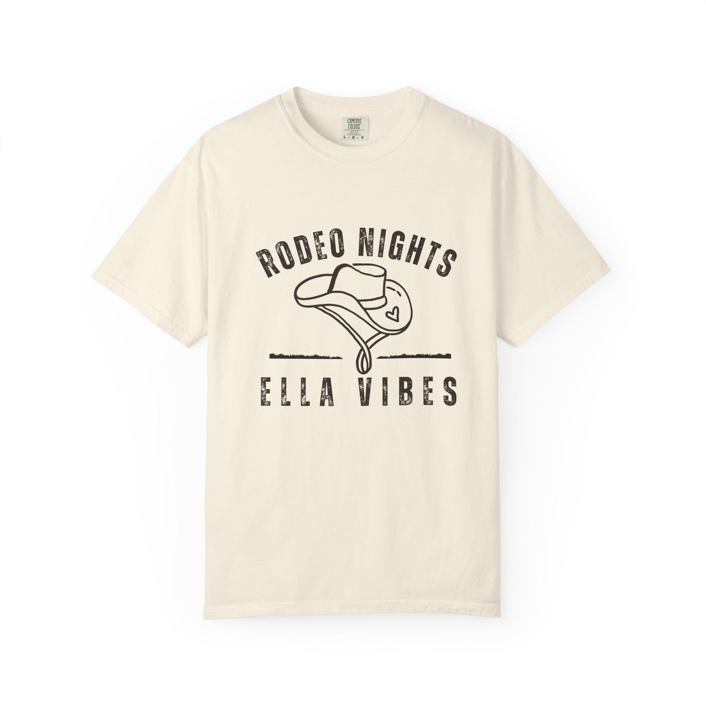 Rodeo Nights Ella Vibes Shirt, Pink Cowgirl Tee, Western Graphic Shirt, Country Concert Tee, Cowboy Hat Shirt, Rodeo Tee