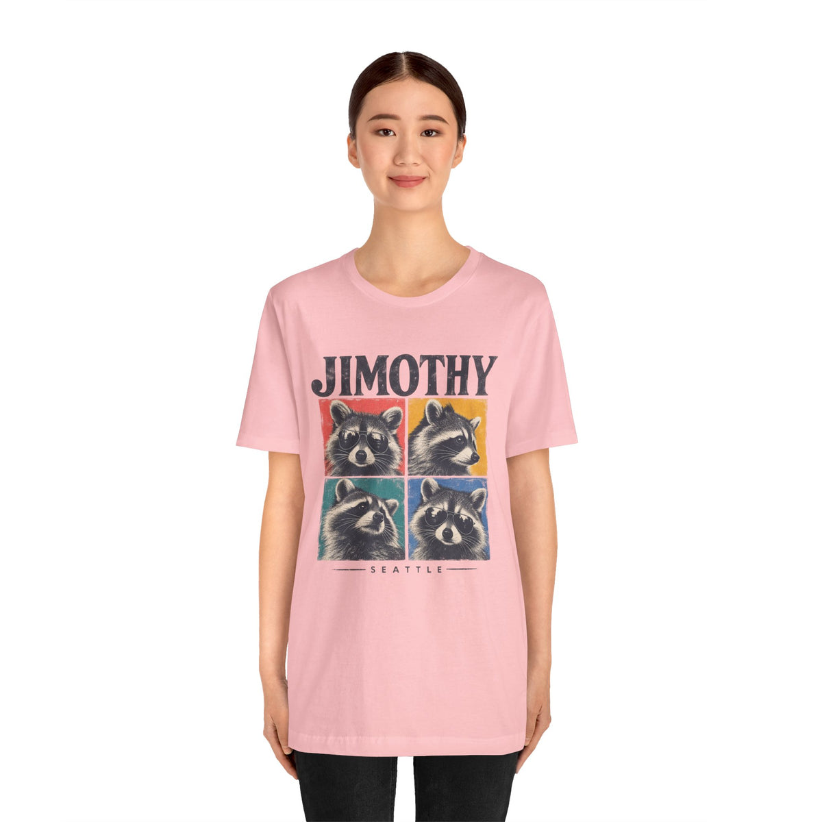 JIMOTHY Seattle Raccoon Graphic Tee