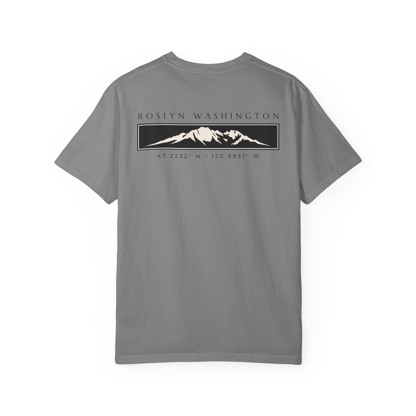 Roslyn Washington Mountain T-Shirt | PNW Graphic Tee | Washington Hiking Shirt | Cle Elum Gift | Pacific Northwest Tee