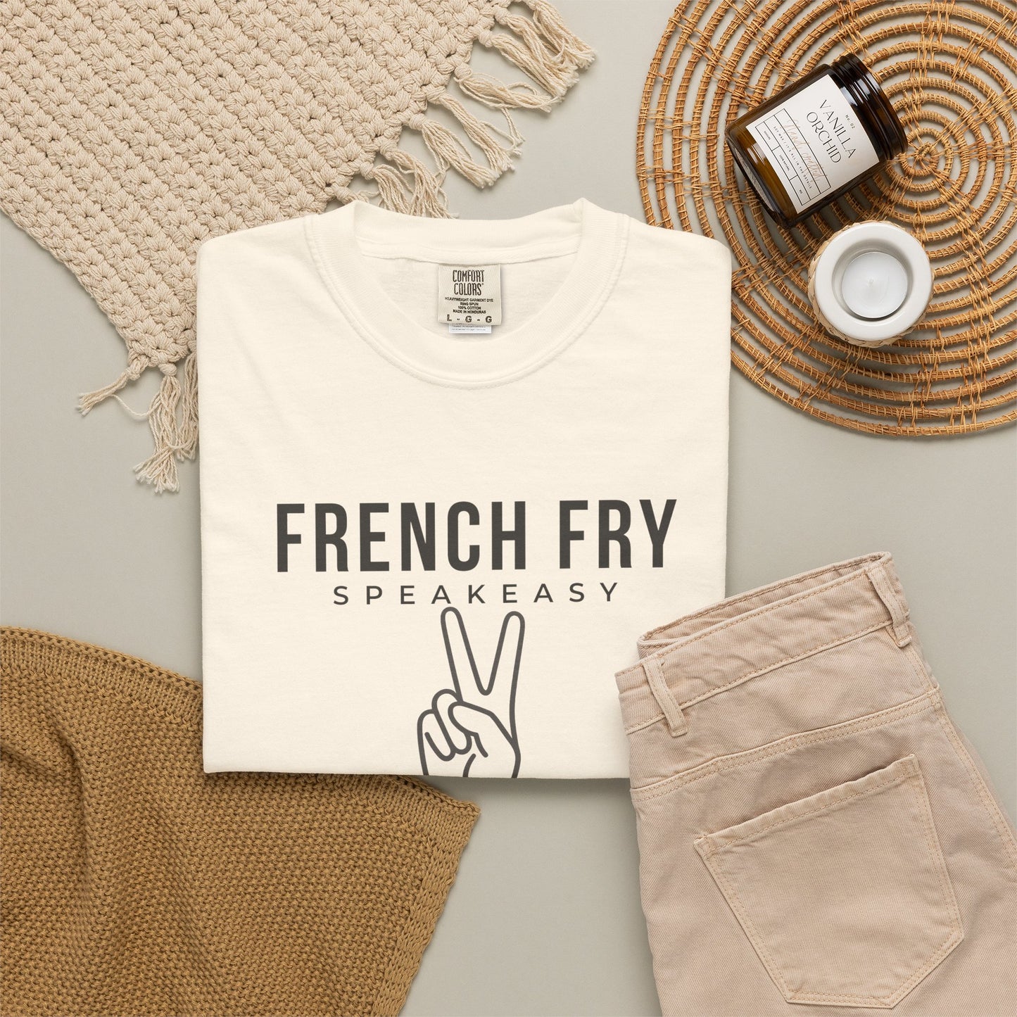 French Fry Speakeasy Shirt, Secret Menu Graphic Tee, IYKYK Shirt, Funny Viral Tee, Minimalist Comfort Colors Shirt, Love Island