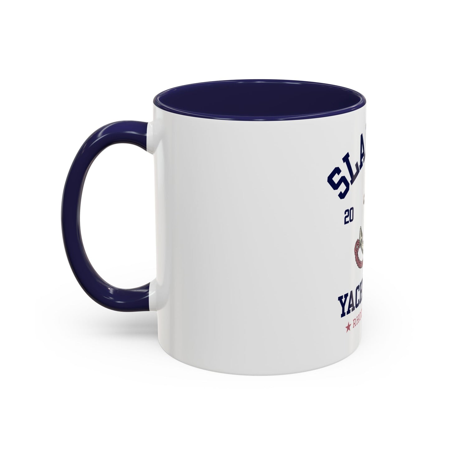 Slam Pig Yacht Club Mug | Rhode Island Coffee Mug | Nautical Sailing Mug | Coastal Boat Lover Gift | Preppy Beach Club Mug | Ceramic Cup