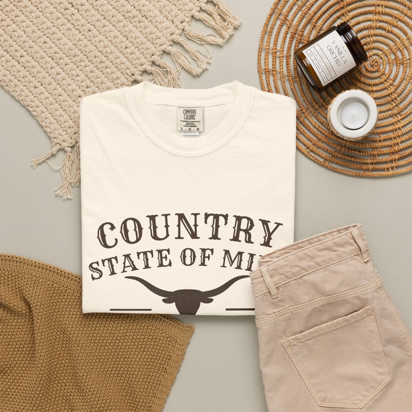 Country State of Mind Shirt | Ella Morgan Country Concert Tee | Cowgirl Shirt | Country Music Shirt | Unisex Comfort Colors