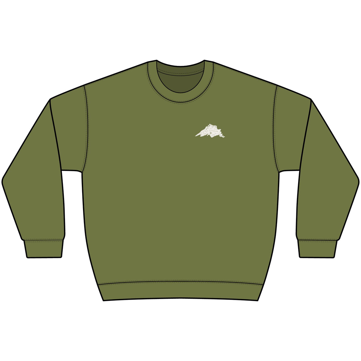 Up North Lake Superior “Forgive My Northern Attitude” Crewneck Sweatshirt