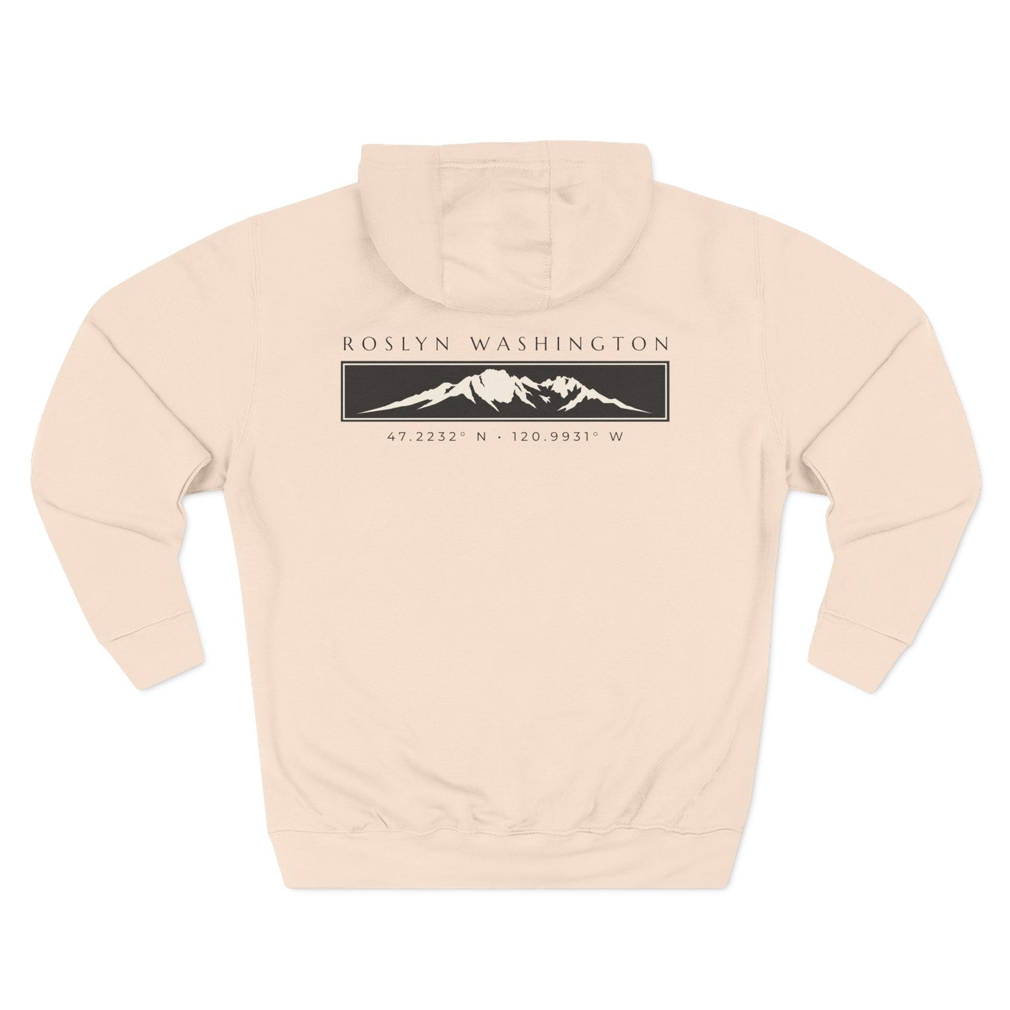 Roslyn Washington Hoodie | Mount Stuart Hoodie | Raised 509 Hoodie | PNW Sweatshirt | Cle Elum | Suncadia | Leavenworth | Washington Hoodie