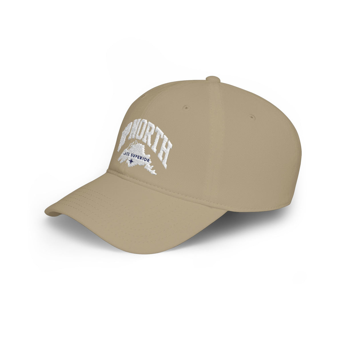 Up North Lake Superior Embroidered Low-Profile Trucker Hat