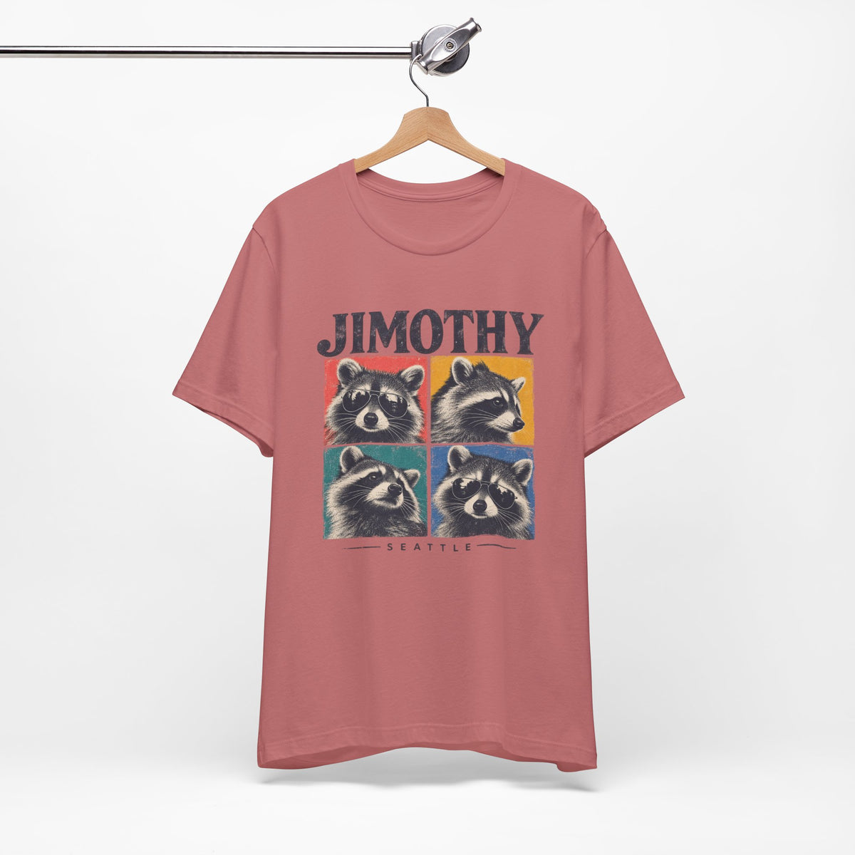 JIMOTHY Seattle Raccoon Graphic Tee
