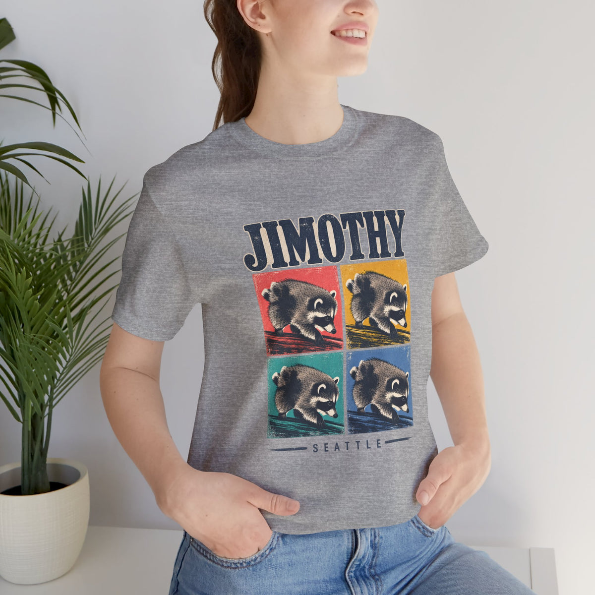 JIMOTHY Seattle Raccoon Graphic Tee