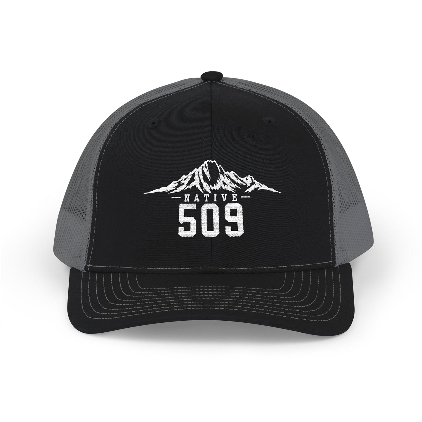 Native 509 Trucker Hat | Cascades Mount Stuart | Mountains 509 Snapback Cap | Central Washington
